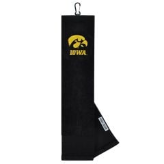 Team Effort NCAA Iowa Hawkeyes Tri-Fold Golf Towel