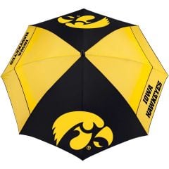 Team Effort NCAA Iowa Hawkeyes Tide 62" WindSheer Lite Umbrella