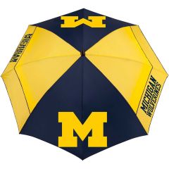 Team Effort NCAA Michigan Wolverines 62" WindSheer Lite Umbrella