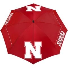 Team Effort NCAA Nebraska Cornhuskers 62" WindSheer Lite Umbrella