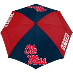 Team Effort NCAA Ole Miss Rebels 62" WindSheer Lite Umbrella