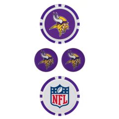 Team Effort NFL Minnesota Vikings Ball Marker Set