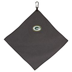 Team Effort NFL Green Bay Packers 15" x 15" Grey Microfiber Towel