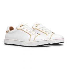 Royal Albartross Women's Buckingham Golf Shoe - White/Gold