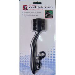 2 Way Dual Club Brush With Clip