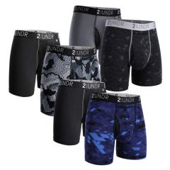 2Undr Swing Shift 6 Inch Boxer Brief 2-Pack