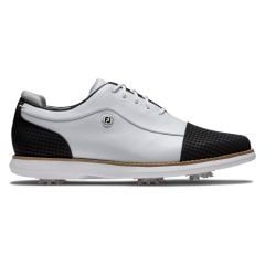 FootJoy Women's Traditions White/Black Golf Shoe - 97912