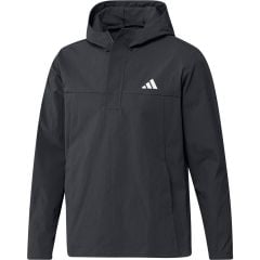 Adidas Men's 2023 Ripstop 1/4 Zip Pullover Hoodie - Black