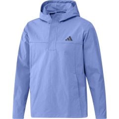 Adidas Men's 2023 Ripstop 1/4 Zip Pullover Hoodie - Blue Fusion