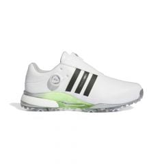 Adidas Men's Tour360 24 BOA Boost Golf Shoes - White/Black/Green
