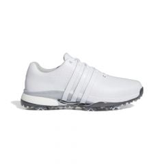Adidas Men's Tour360 24 BOOST Golf Shoes - White/Silver