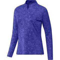 Adidas Women's 2023 Ultimate365 Tour Longsleeve Golf Shirt - Lucid Blue