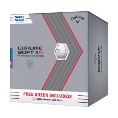 Callaway Chrome Soft X LS Triple Track Golf Balls - 4 Dozen