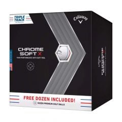 Callaway Chrome Soft X Triple Track Golf Balls - 4 Dozen