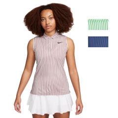 Nike Women's Dri-Fit Victory Stripe Sleeveless Polo 24