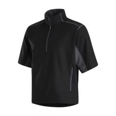 FootJoy Men's Short Sleeve Sport Windshirt - Black