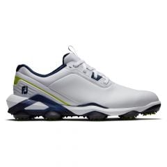 FootJoy Men's Tour Alpha Golf Shoe - White/Navy 55536