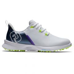 FootJoy Women's Fuel Sport White/Navy Golf Shoe - 90128