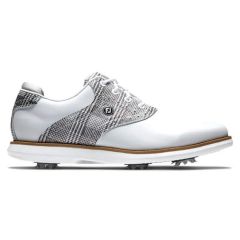 FootJoy Women's Traditions Golf Shoe - White/Black 97904