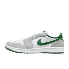 Nike Men's Air Jordan 1 Low G Golf Shoes 24 - White/Green