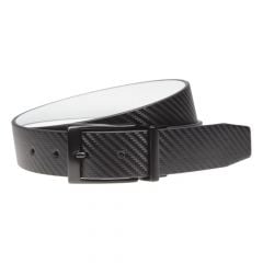Nike Men's Carbon Fiber Reversible Belt - Black/White
