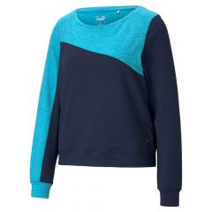 Puma Women's 2021 Colorblock Crew Sweater