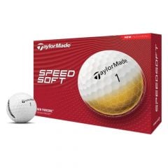 TaylorMade SpeedSoft Golf Balls 24 - White