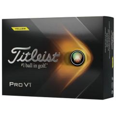 Titleist 2021 Pro V1 Yellow Golf Balls