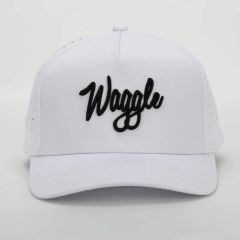Waggle White Logo Hat