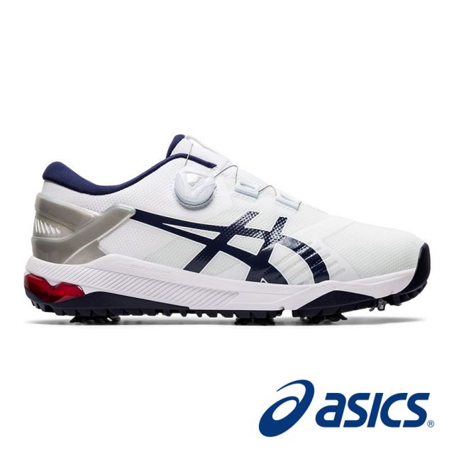 Asics Men's Gel-Course Duo Boa White/Navy Golf Shoes