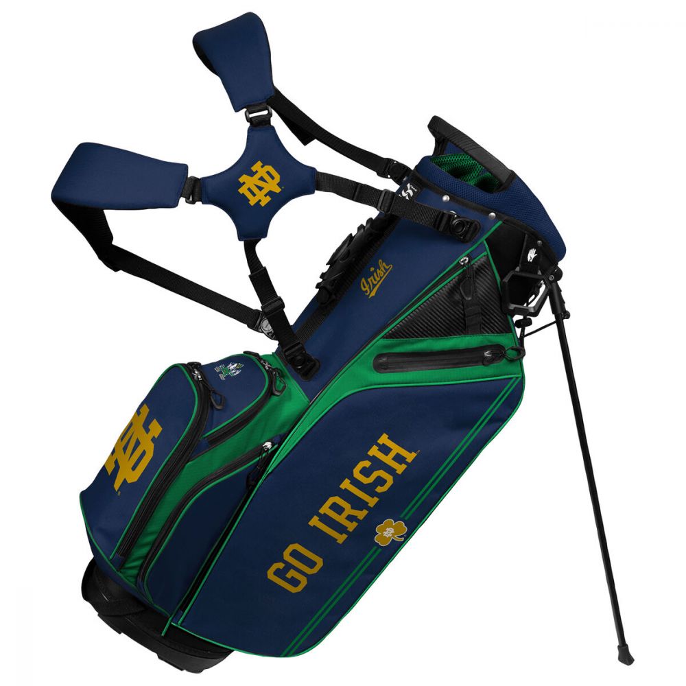 Team Effort NCAA Notre Dame Fighting Irish Caddie Carry Hybrid Golf Bag