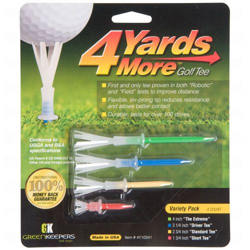 4 Yards More Variety Pack Golf Tees