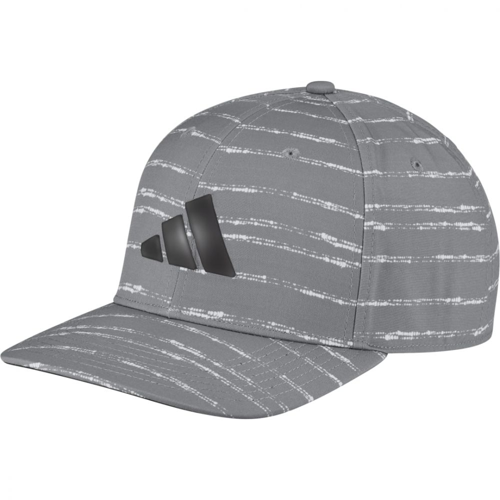 Adidas Men's 2023 Tour Print Snapback Hat - Grey