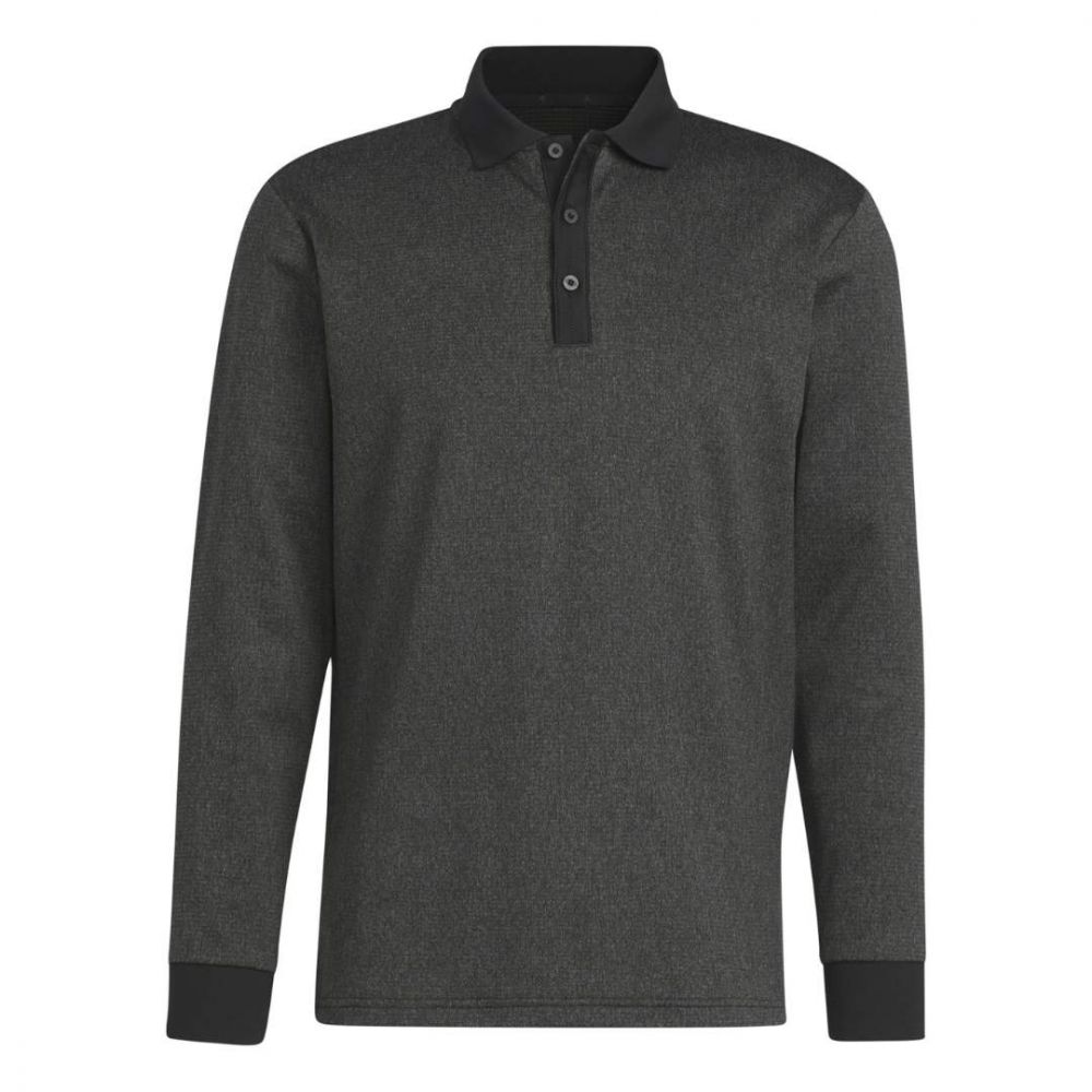 Adidas Long Sleeve Polo Shirt - Black