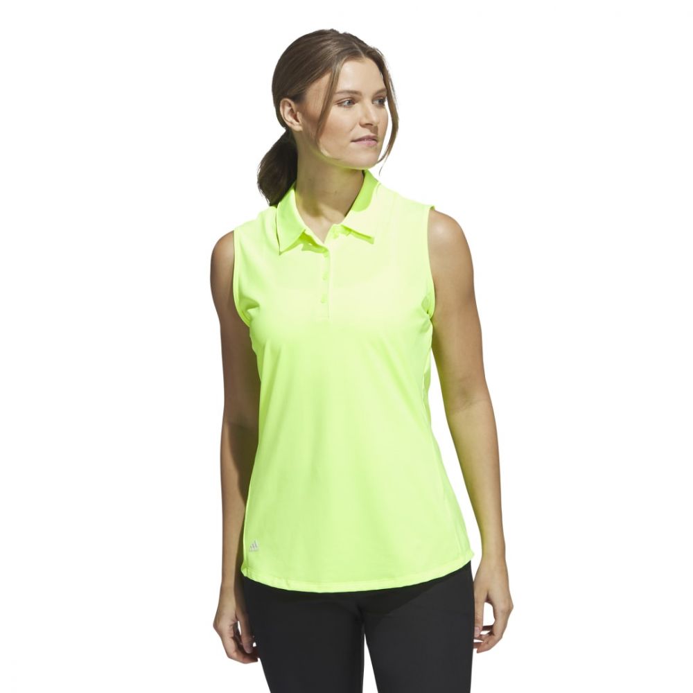 adidas Ultimate365 Tour Long Sleeve Printed Golf Shirt - Red, Women's Golf