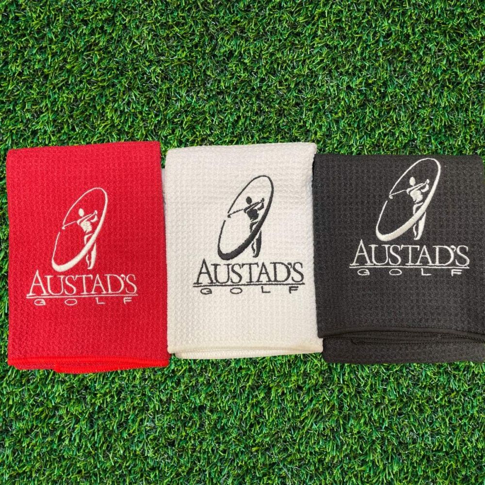 Austad's Golf Microfiber Waffle Golf Towel