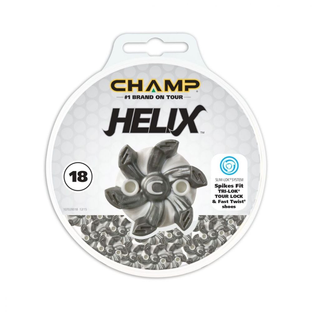 CHAMP Helix PINS Golf Spikes – 18 Pack