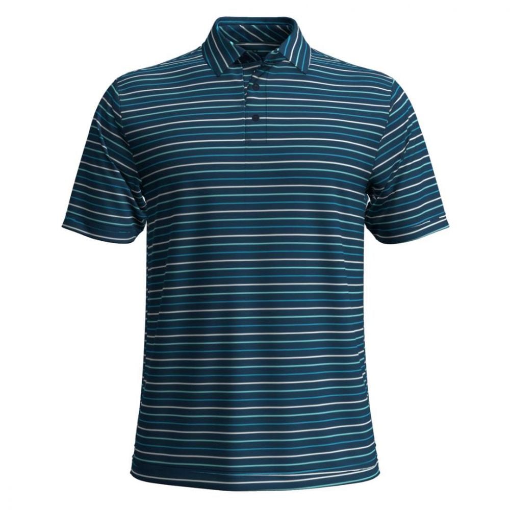 Under Armour Men's T2 Green Trace Stripe Polo 2023