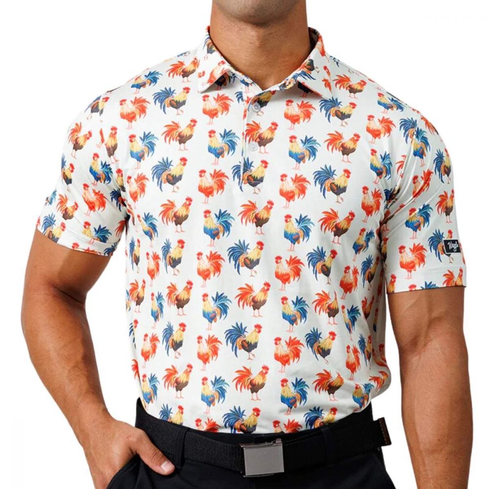 Waggle Men's Cocky Rooster Polo 2023