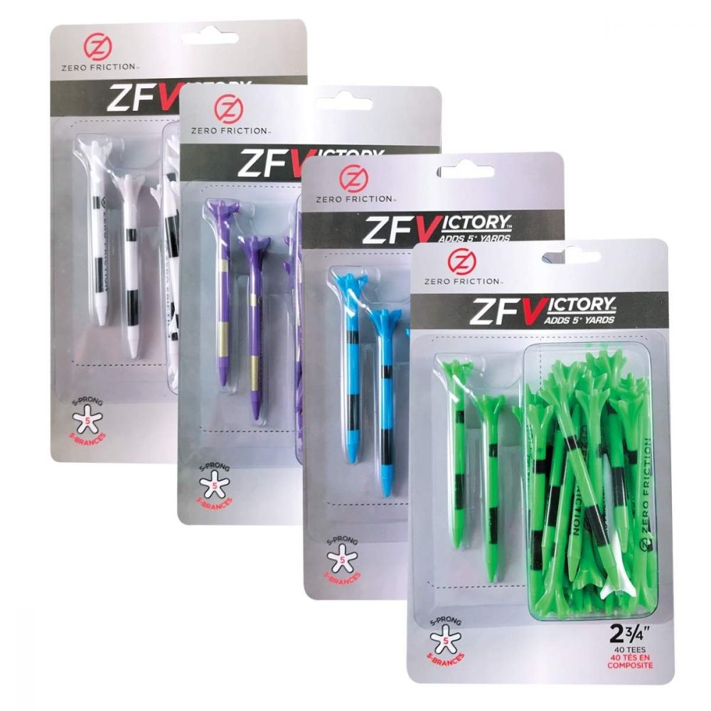 Zero Friction ZF Victory 5 Prong Golf Tees