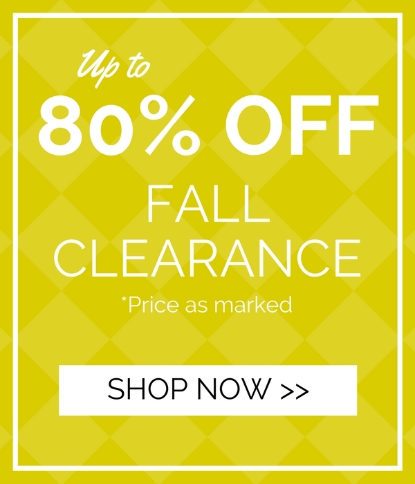 Fall Flash Sale - Clearance