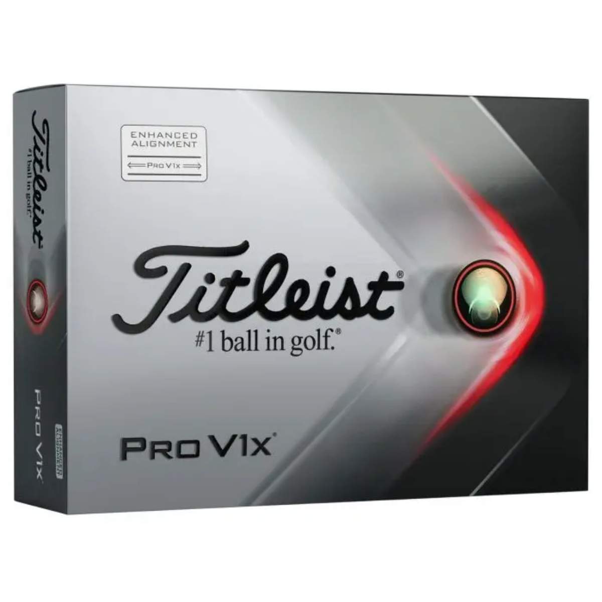 Titleist 2021 Pro V1x Golf Ball - Enhanced Alignment