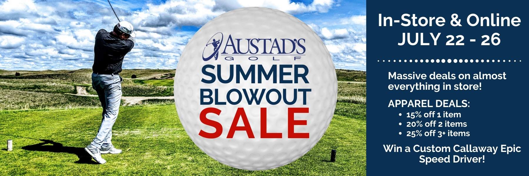 Summer Golf Sale